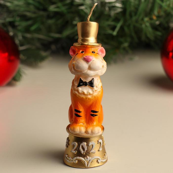 Свеча новогодняя с символом года "Тигр на тумбе", 4х4х12 см, микс
Свеча новогодняя с символом года "Тигр на тумбе", 4х4х12 см, микс