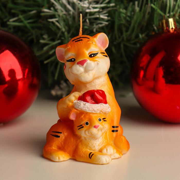 Свеча новогодняя декоративная "Тигрица с тигренком", 6,8х7х9 см
Свеча новогодняя декоративная "Тигрица с тигренком", 6,8х7х9 см