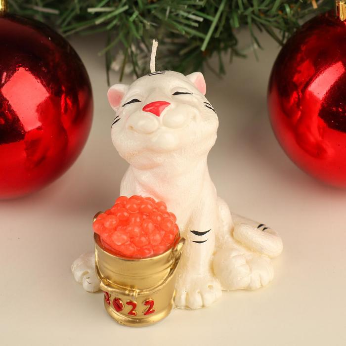 Свеча новогодняя декоративная "Тигр с икрой", 8,5х5,7х7,5 см, микс
Свеча новогодняя декоративная "Тигр с икрой", 8,5х5,7х7,5 см, микс