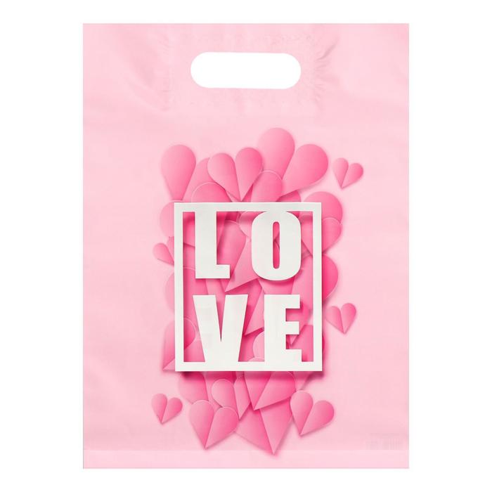 Набор полиэтиленовых пакетов с ВУР по 20 шт, "Любовь", нежно-розовые, 31х40 см, 60 мкм
Набор полиэтиленовых пакетов с ВУР по 20 шт, "Любовь", нежно-розовые, 31х40 см, 60 мкм