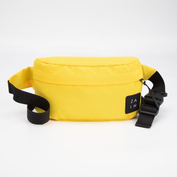 Сумка поясная, отдел на молнии, наружный карман, цвет жёлтый
Сумка поясная, отдел на молнии, наружный карман, цвет жёлтый