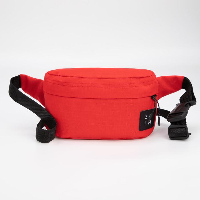 Сумка поясная, отдел на молнии, наружный карман, цвет красный
Сумка поясная, отдел на молнии, наружный карман, цвет красный