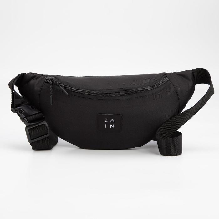 Сумка поясная, отдел на молнии, наружный карман, цвет чёрный
Сумка поясная, отдел на молнии, наружный карман, цвет чёрный