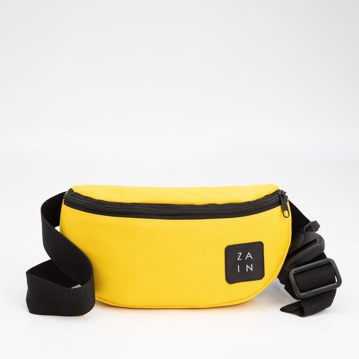 Сумка поясная, отдел на молнии, наружный карман, цвет жёлтый
Сумка поясная, отдел на молнии, наружный карман, цвет жёлтый