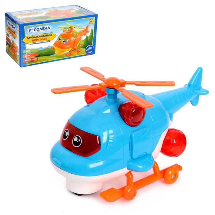 Вертолет «Макс», работает от батареек, световые и звуковые эффекты, МИКС
Вертолет «Макс», работает от батареек, световые и звуковые эффекты, МИКС