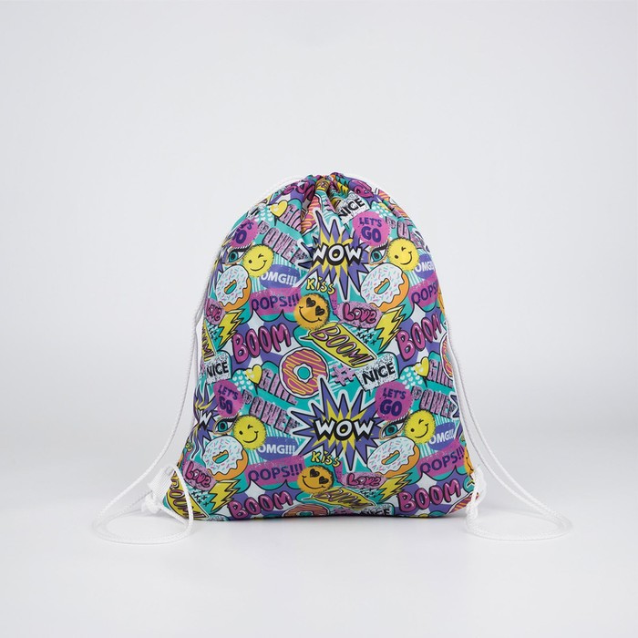 Мешок для обуви, отдел на шнурке, цвет разноцветный
Мешок для обуви, отдел на шнурке, цвет разноцветный