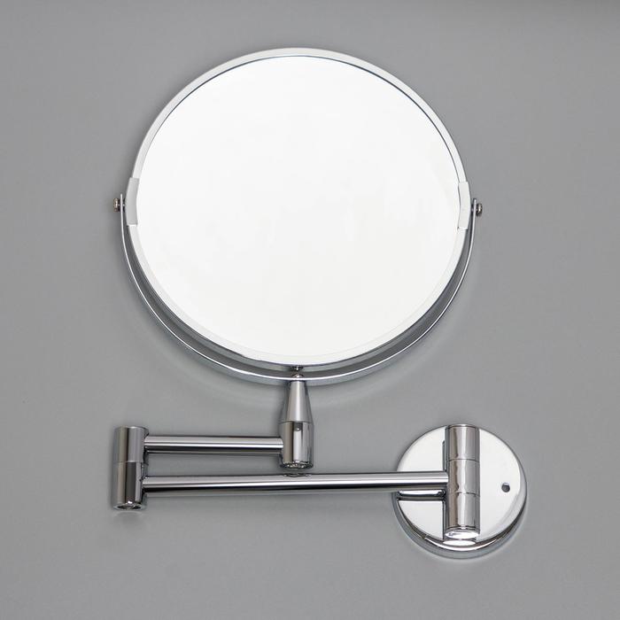 Зеркало увеличительное настенное, d=20 см, увеличение в 3 раза
Зеркало увеличительное настенное, d=20 см, увеличение в 3 раза