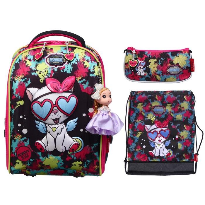 Рюкзак каркасный Across "Киса", 39 х 29 х 17 см, наполнение: мешок, пенал, брелок
Рюкзак каркасный Across "Киса", 39 х 29 х 17 см, наполнение: мешок, пенал, брелок