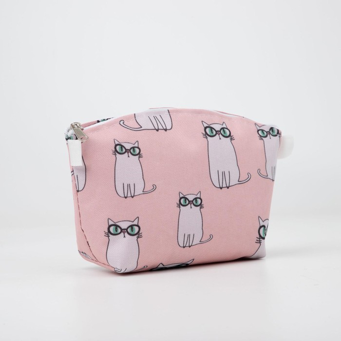 Косметичка на молнии, цвет розовый
Косметичка на молнии, цвет розовый