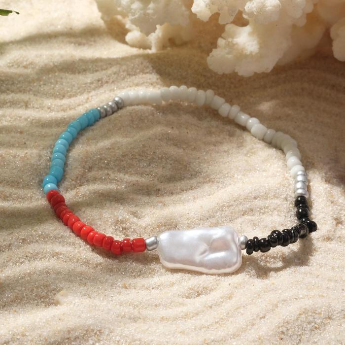 Браслет "Бисер с плоским жемчугом" тренд, 4 цвета, цвет красно-чёрный, d=5см
Браслет "Бисер с плоским жемчугом" тренд, 4 цвета, цвет красно-чёрный, d=5см