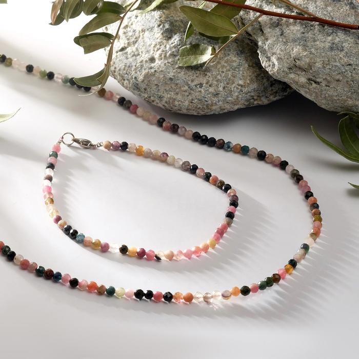 Набор 2 предмета: бусы, браслет, шар №3-4 гранёный "Турмалин"
Набор 2 предмета: бусы, браслет, шар №3-4 гранёный "Турмалин"