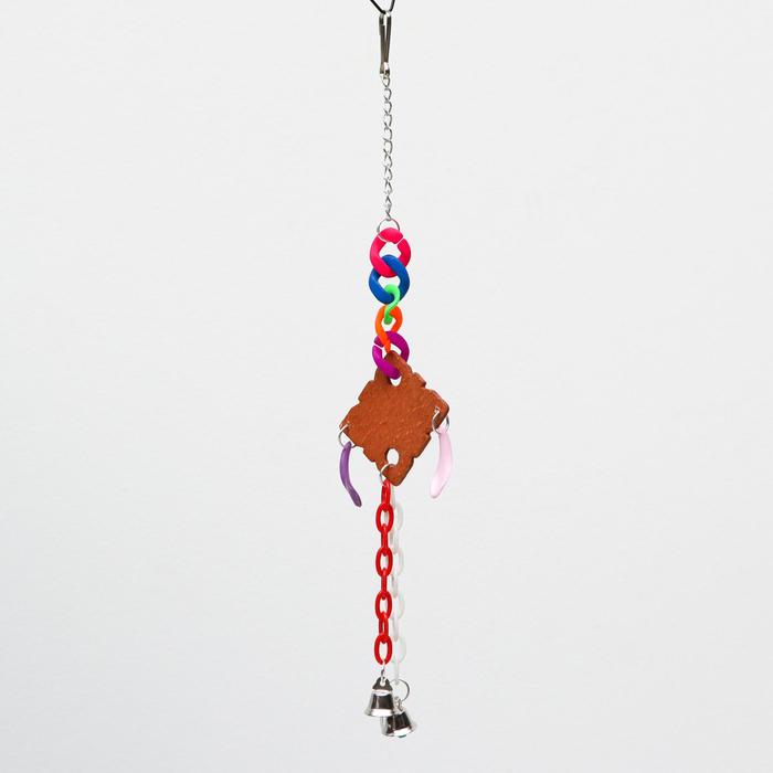 Игрушка для птиц "Треугольный звон", микс
Игрушка для птиц "Треугольный звон", микс