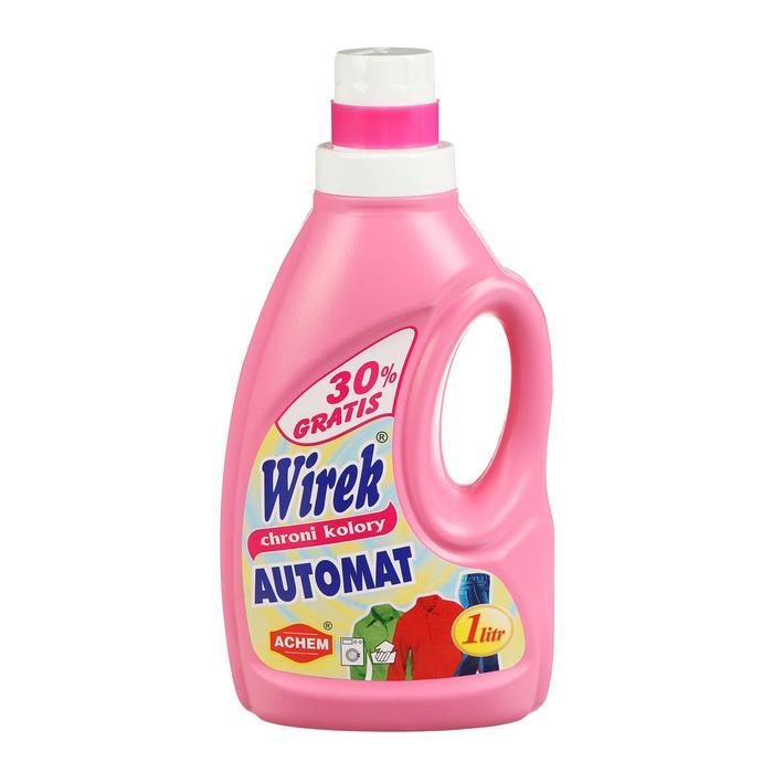 Жидкое средство для стирки Wirek, для цветных тканей, 1 л
Жидкое средство для стирки Wirek, для цветных тканей, 1 л