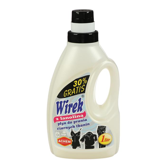 Жидкое средство для стирки Wirek, для чёрных тканей, 1 л
Жидкое средство для стирки Wirek, для чёрных тканей, 1 л