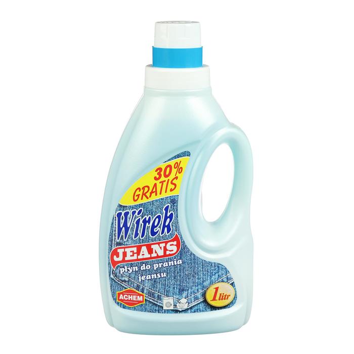 Жидкое средство для стирки Wirek, для джинсовых тканей, 1 л
Жидкое средство для стирки Wirek, для джинсовых тканей, 1 л