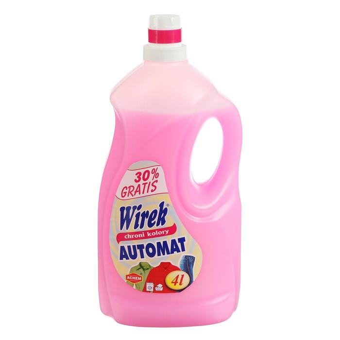 Жидкое средство для стирки Wirek, для цветных тканей, 4 л 
Жидкое средство для стирки Wirek, для цветных тканей, 4 л