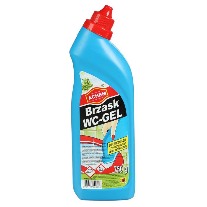 Гель для чистки туалета, WC Brzask 750 мл
Гель для чистки туалета, WC Brzask 750 мл