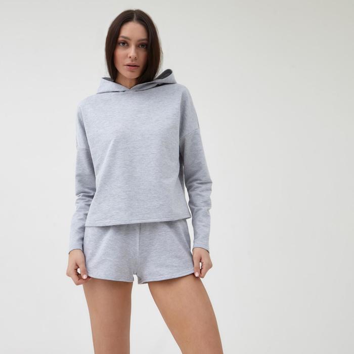 Костюм женский (толстовка и шорты) MIST, р. 44-46, серый
Костюм женский (толстовка и шорты) MIST, р. 44-46, серый