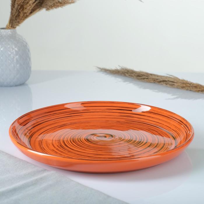 Тарелка для нарезки, 26см, тигровая
Тарелка для нарезки, 26см, тигровая