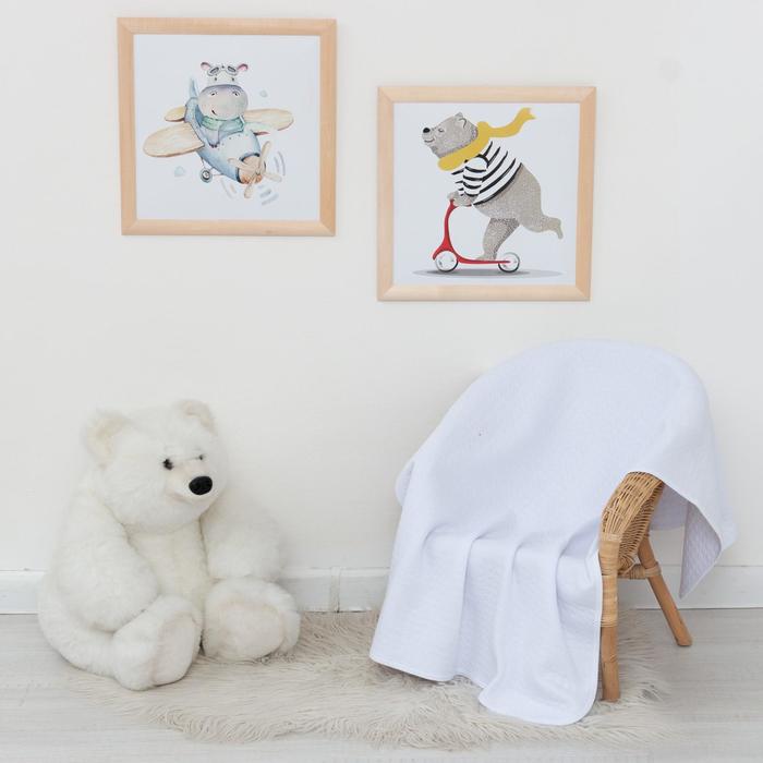 Одеяло-плед, 80х120, белый
Одеяло-плед, 80х120, белый