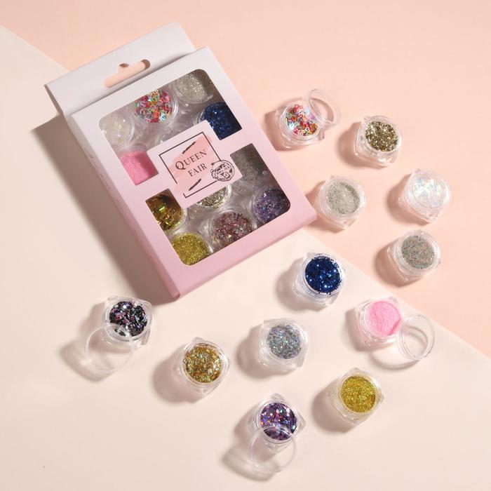 Блёстки для декора «Ассорти», в пластиковом органайзере, 12 баночек
Блёстки для декора «Ассорти», в пластиковом органайзере, 12 баночек