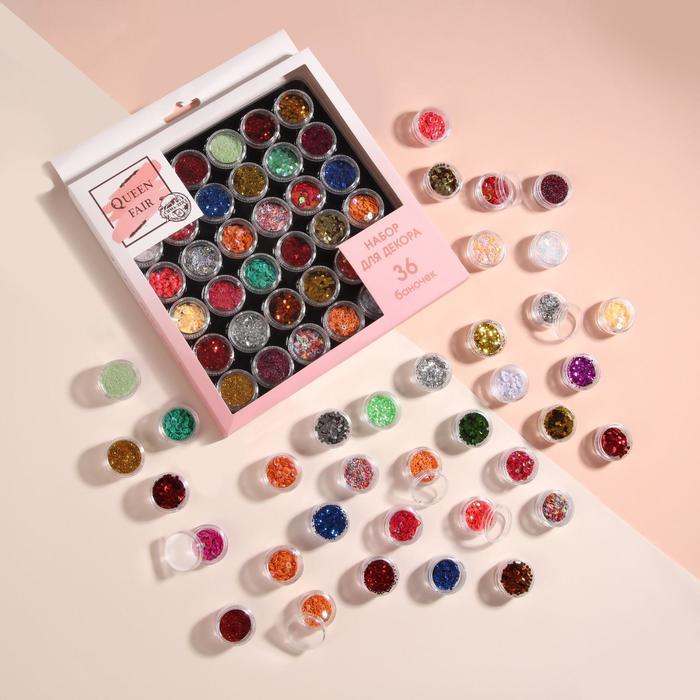 Блёстки для декора «Ассорти», в пластиковом органайзере, 36 баночек
Блёстки для декора «Ассорти», в пластиковом органайзере, 36 баночек