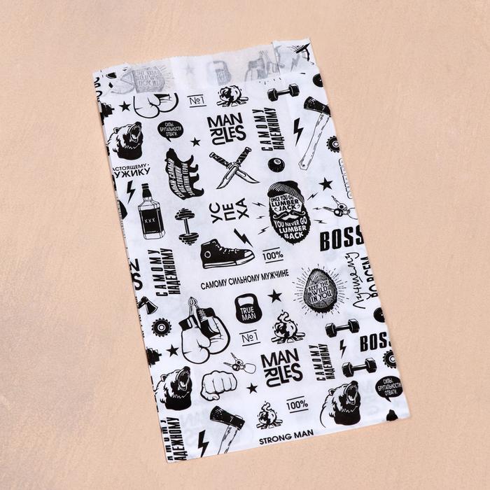 Пакет бумажный, крафт, "Мужику", V-образное дно, белый, 20 х 11 х 3,5 см
Пакет бумажный, крафт, "Мужику", V-образное дно, белый, 20 х 11 х 3,5 см