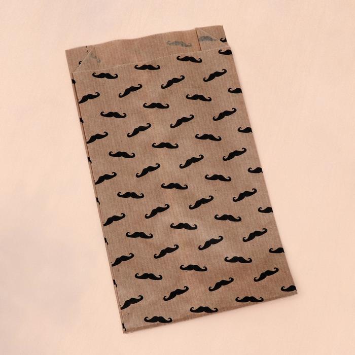 Пакет бумажный, крафт, "Усы", V-образное дно, 20 х 11 х 3,5 см
Пакет бумажный, крафт, "Усы", V-образное дно, 20 х 11 х 3,5 см