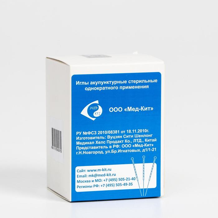 Игла акупунктурная 0,2*25 (1/100 шт/уп) с напр
Игла акупунктурная 0,2*25 (1/100 шт/уп) с напр