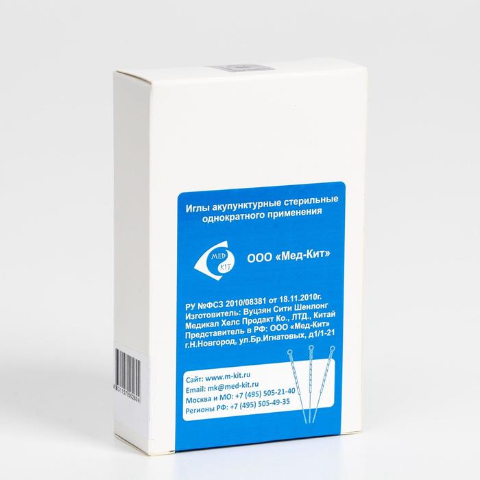 Игла акупунктурная 0,3*30 (10/200 шт/уп)
Игла акупунктурная 0,3*30 (10/200 шт/уп)
