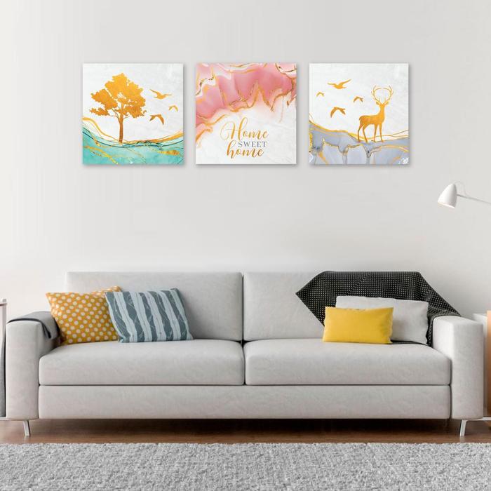 Модульная картина Sweet home, 120 х 40 см
Модульная картина Sweet home, 120 х 40 см