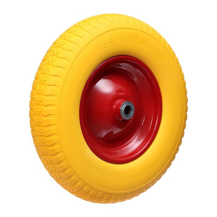 Колесо полиуретановое, d = 390 мм, ступица: диаметр 20 мм, длина 95 мм, ширина покрышки 86 мм
Колесо полиуретановое, d = 390 мм, ступица: диаметр 20 мм, длина 95 мм, ширина покрышки 86 мм