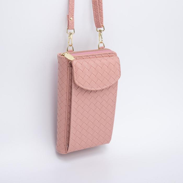 Кросс-боди, отдел на молнии, наружный карман, цвет розовый
Кросс-боди, отдел на молнии, наружный карман, цвет розовый