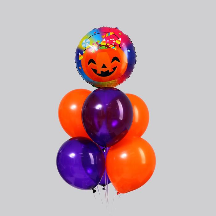 Букет из шаров «Хеллоуин – тыква», цвет фиолетовый, оранжевый, набор 7 шт.
Букет из шаров «Хеллоуин – тыква», цвет фиолетовый, оранжевый, набор 7 шт.