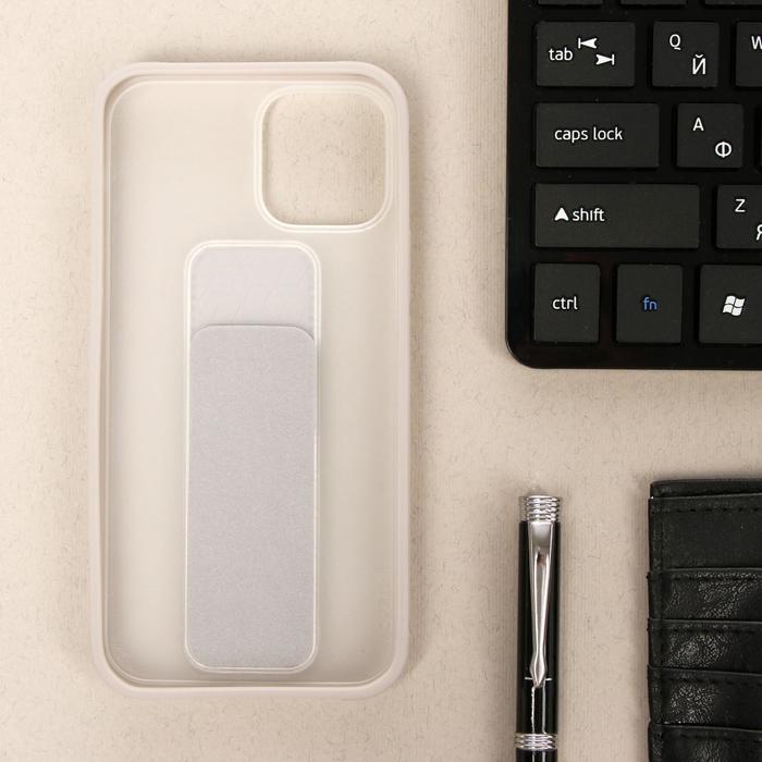 Чехол LuazON для iPhone 12/12 Pro, с ремешком-подставкой, пластиковый, серый
Чехол LuazON для iPhone 12/12 Pro, с ремешком-подставкой, пластиковый, серый