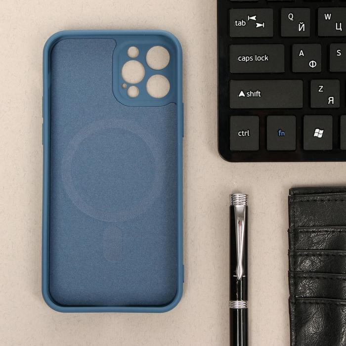 Чехол LuazON для iPhone 12 Pro, поддержка MagSafe, силиконовый, темно-синий
Чехол LuazON для iPhone 12 Pro, поддержка MagSafe, силиконовый, темно-синий