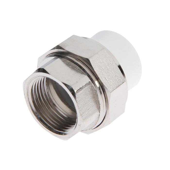 Муфта комбинированная TIM Tpp3041.0.02003, американка, d=20 мм x 3/4", внутренняя резьба
Муфта комбинированная TIM Tpp3041.0.02003, американка, d=20 мм x 3/4", внутренняя резьба