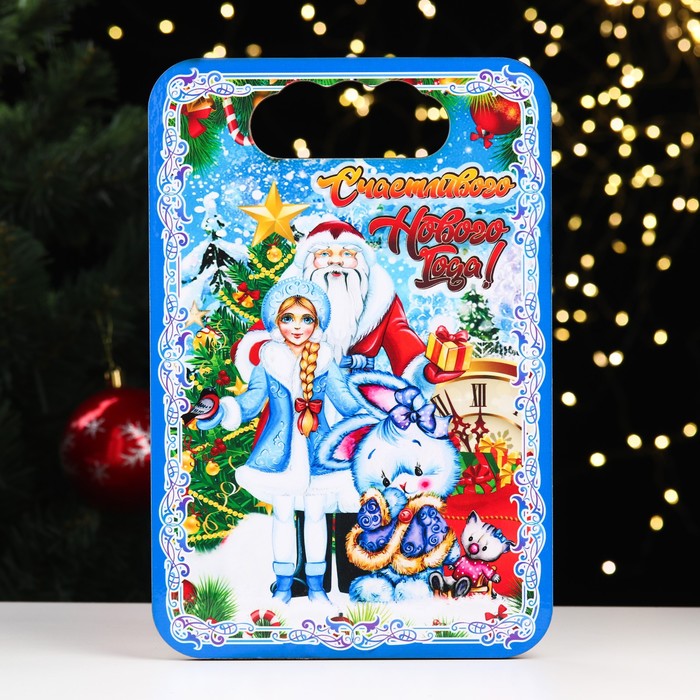 Доска разделочная "Год Кролика. Счастливого Нового года!", дерево,19х27,7 см
Доска разделочная "Год Кролика. Счастливого Нового года!", дерево,19х27,7 см