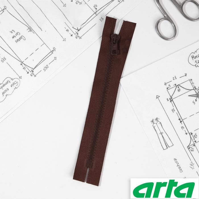 Молния «Трактор», Т10, неразъёмная, 18 см, цвет светло-коричневый №066
Молния «Трактор», Т10, неразъёмная, 18 см, цвет светло-коричневый №066