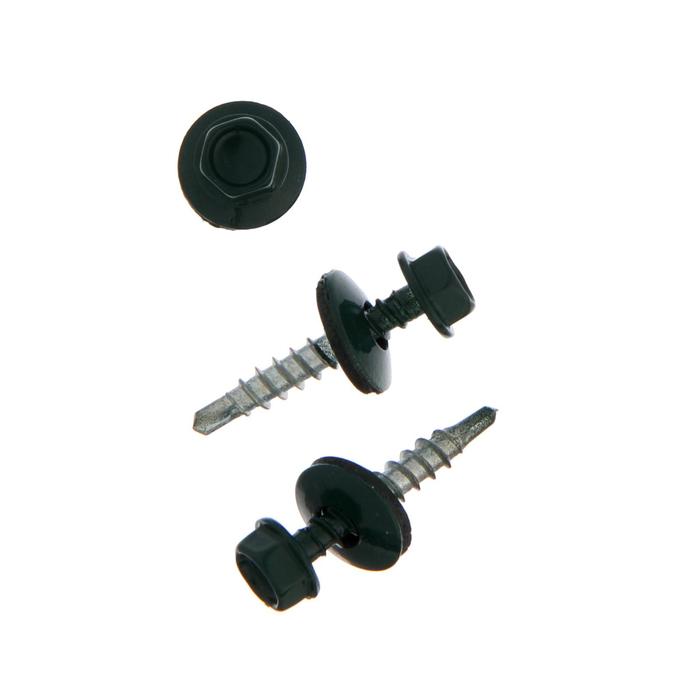 Саморезы кровельные с буром 4,8x28, темно-зеленый, 60 шт.
Саморезы кровельные с буром 4,8x28, темно-зеленый, 60 шт.