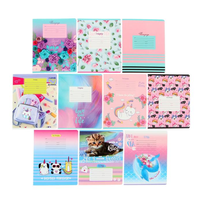 Тетрадь 24 листа в клетку "MIX-10 Девочки", обложка мелованный картон, блок офсет, МИКС
Тетрадь 24 листа в клетку "MIX-10 Девочки", обложка мелованный картон, блок офсет, МИКС