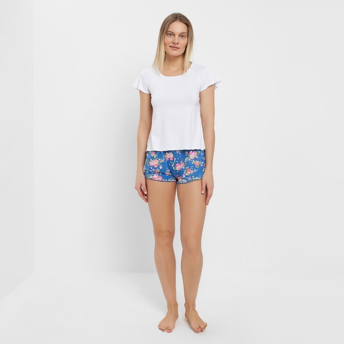 Костюм женский (футболка, шорты ), цвет белый, размер 42
Костюм женский (футболка, шорты ), цвет белый, размер 42