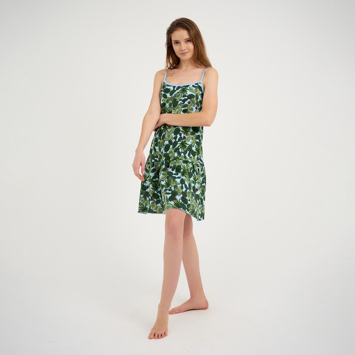 Ночная сорочка женская, цвет голубой, размер 44
Ночная сорочка женская, цвет голубой, размер 44