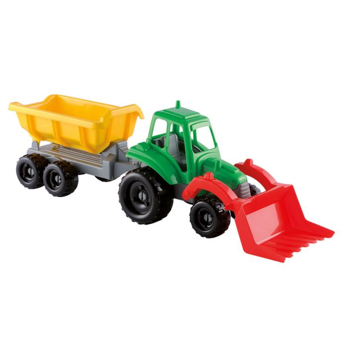 фото Детский набор «трактор с прицепом», 52 см ecoiffier
