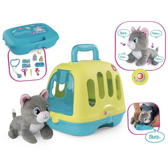 Ветеринарный чемоданчик «Переноска с котенком»
Ветеринарный чемоданчик «Переноска с котенком»