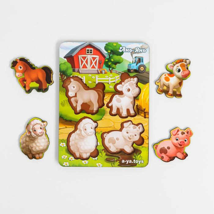 Сортер-пазл "Домашние животные 1"
Сортер-пазл "Домашние животные 1"