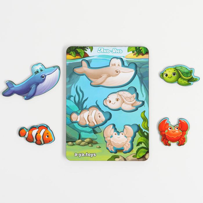 Сортер-пазл "Морские животные 2"
Сортер-пазл "Морские животные 2"