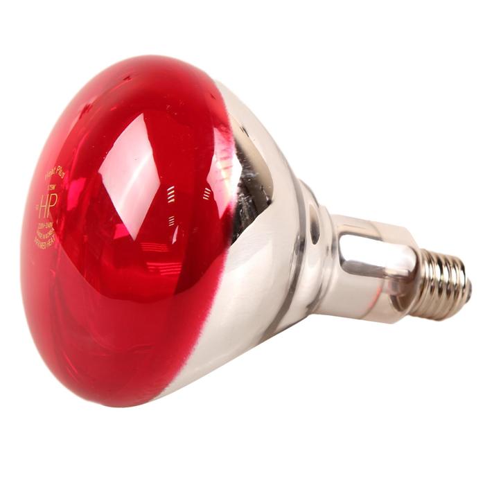 фото Лампа инфракрасная 175 bт jk lighting, e27 r125, закаленное стекло, красная