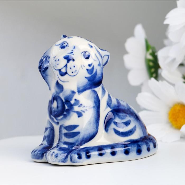 Сувенир "Тигр Пушок", гжель
Сувенир "Тигр Пушок", гжель