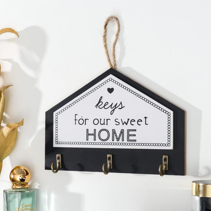 Крючки декоративные дерево "Ключи от нашего дома" 24,5х20х3 см
Крючки декоративные дерево "Ключи от нашего дома" 24,5х20х3 см